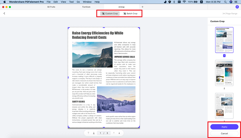 cropping and editing photos on mac