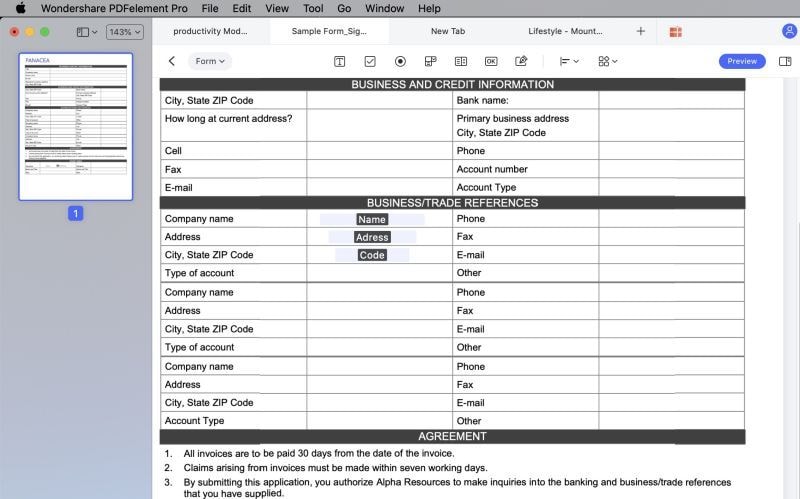 form fillable and signable pdf