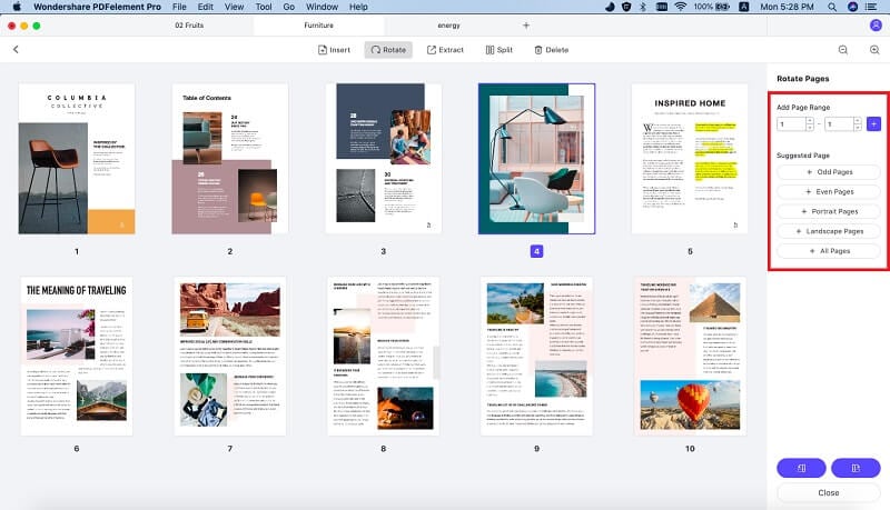 rotate pdf pages