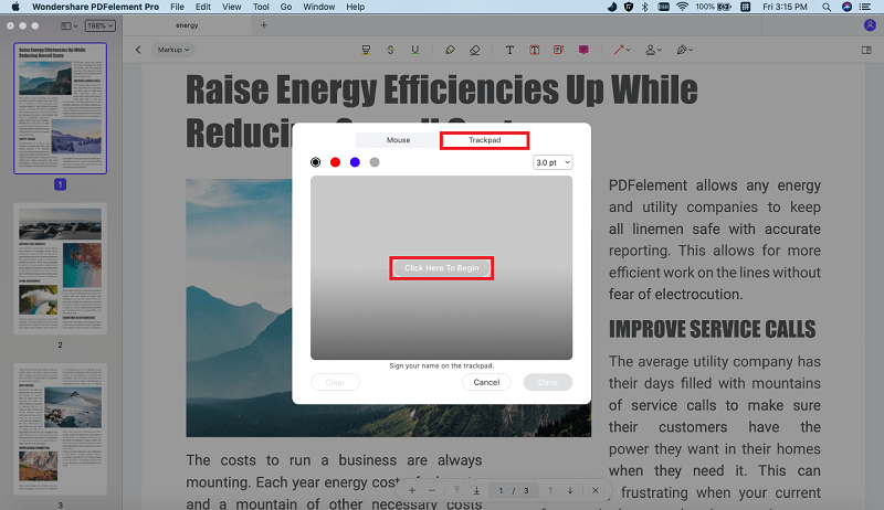 insert signature in pdf file