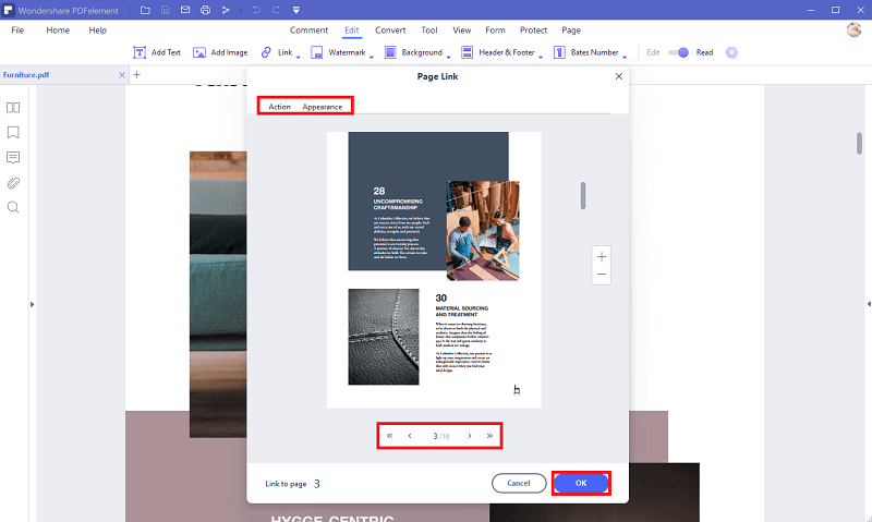 add link in pdf online