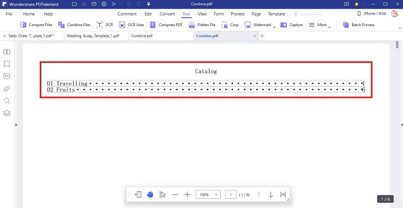 combine multiple word documents into one pdf