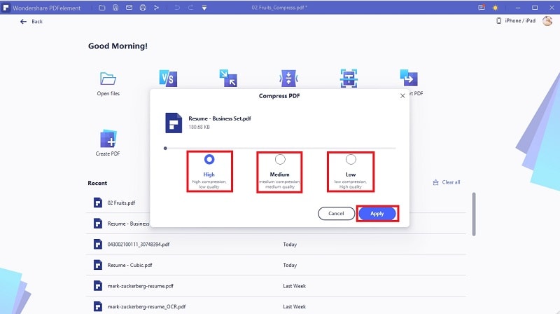 pdf compressor ilovepdf