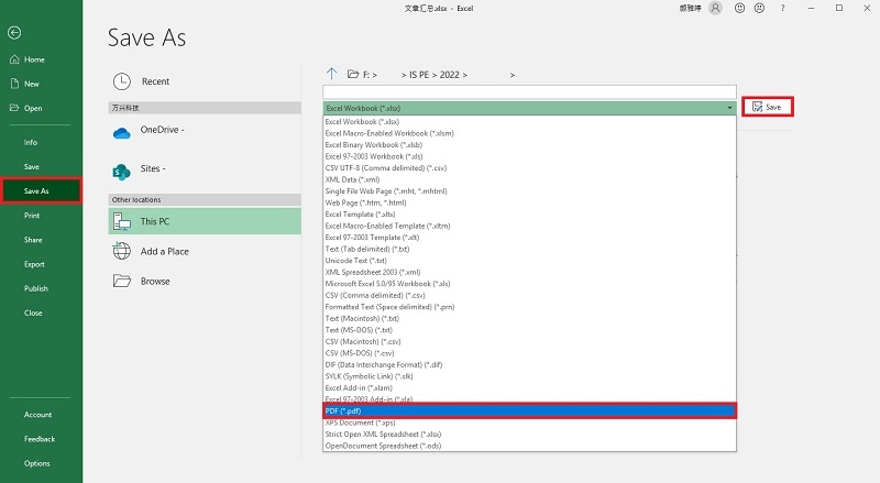 how to convert excel to pdf without losing formatting