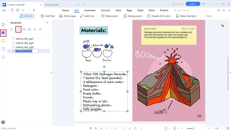 bookmark pdf online