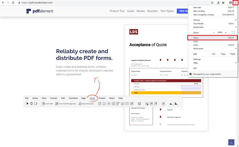 convert chrome html document to pdf