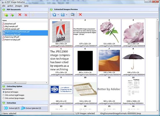 a-pdf image extractor