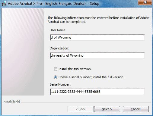 serial number for adobe acrobat 9 pro