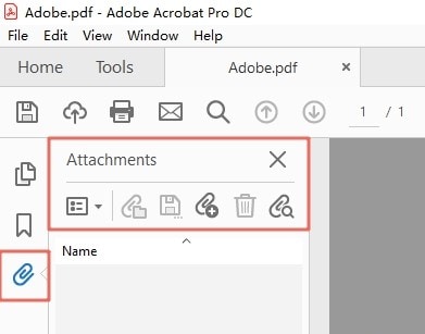 add attachment to pdf