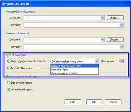 compare pdfs