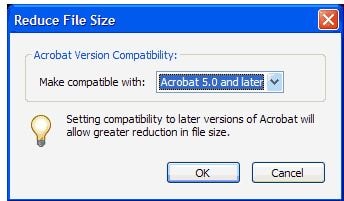 reduce pdf size