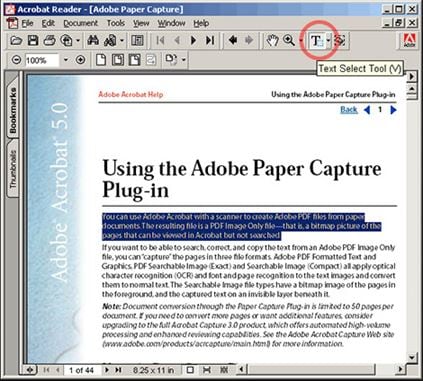 adobe acrobat capture