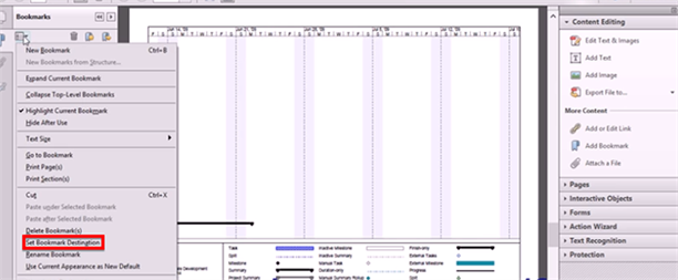 marcador de adobe pdf