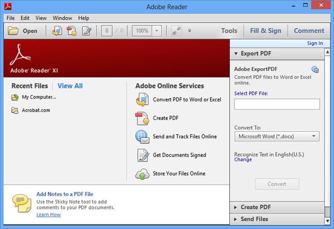 adobe reader