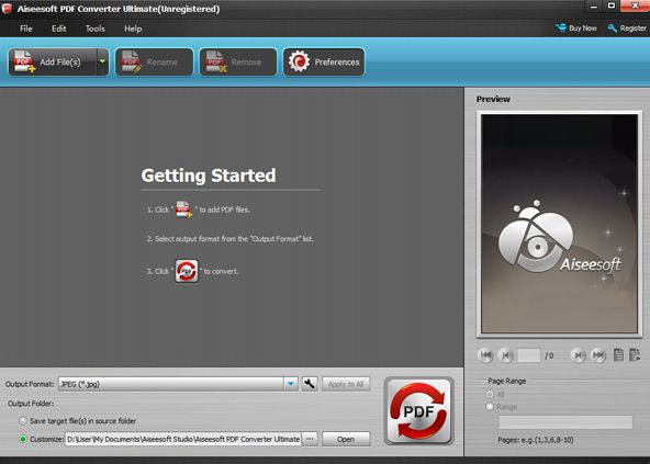Aiseesoft PDF Converter Ultimate