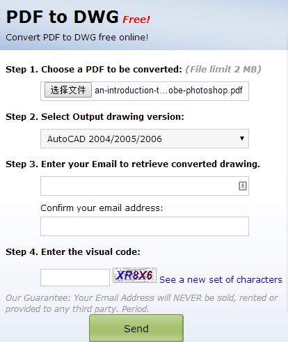 convert pdf to dwg autocad
