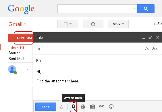 PDF mit Gmail senden