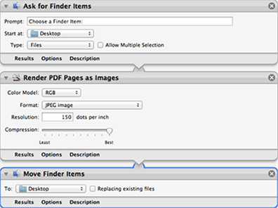 automator pdf in formato jpg