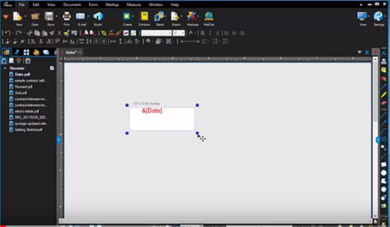 stamp pdf using bluebeam