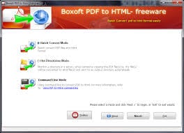 boxoft pdf to html