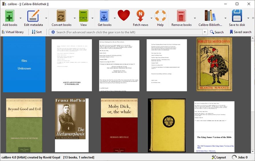 calibre ebook reader