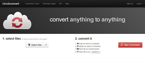 CloudConvert XLS to PDF