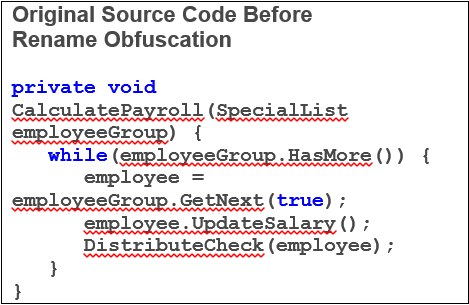 code obfuscation