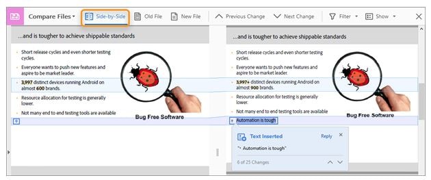 compare pdfs