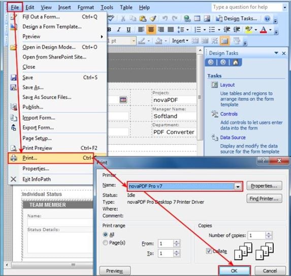 convertir formulario infopath a pdf