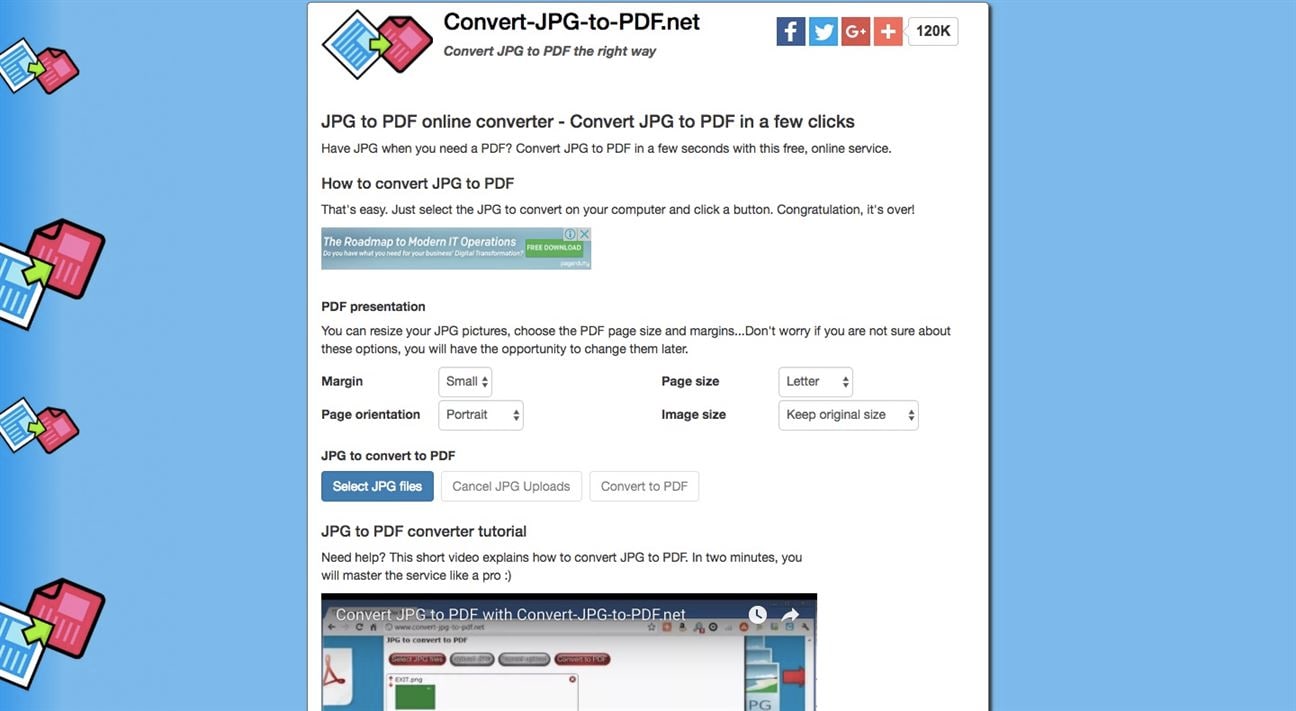 convert jpg pdf