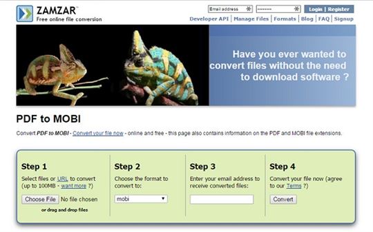 Zamzar XLS to PDF Free Online Converter