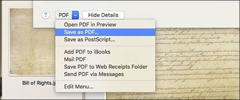 create a pdf from images on mac