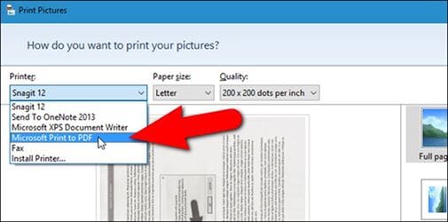create pdf from images 