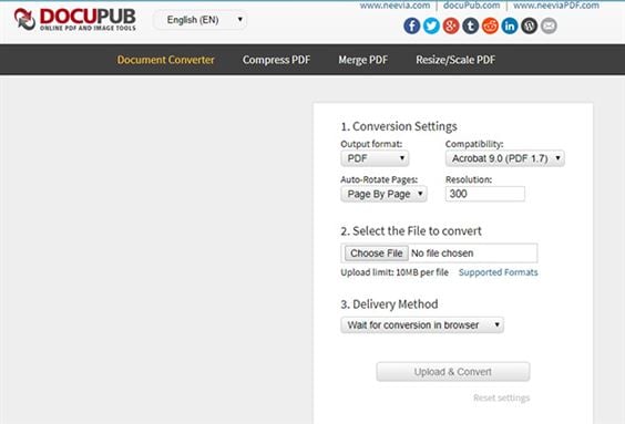 docupub pdf converter