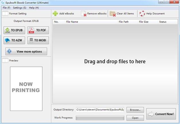 epubsoft epub to pdf converter software