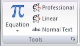 word 2016 equation editor