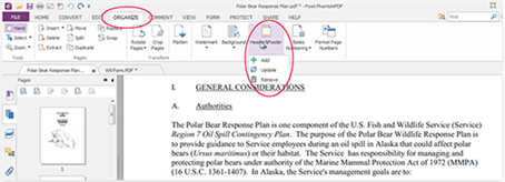 remove header and footer from pdf
