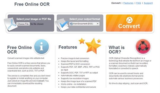 free online ocr