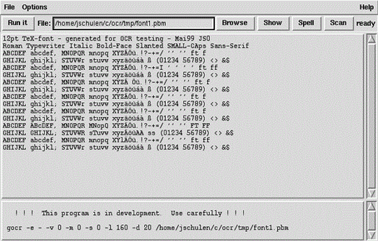 gocr open source ocr software