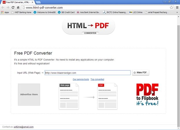 HTML to PDF Converter