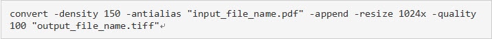 convert pdf to tiff with imagemagick