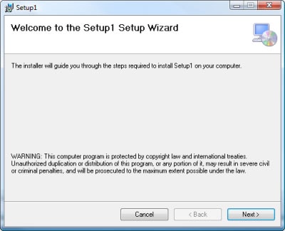 install wizard