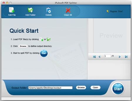 iPubsoft PDF Splitter for Mac