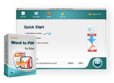 iPubsoft Convertisseur Word vers PDF pour Mac
