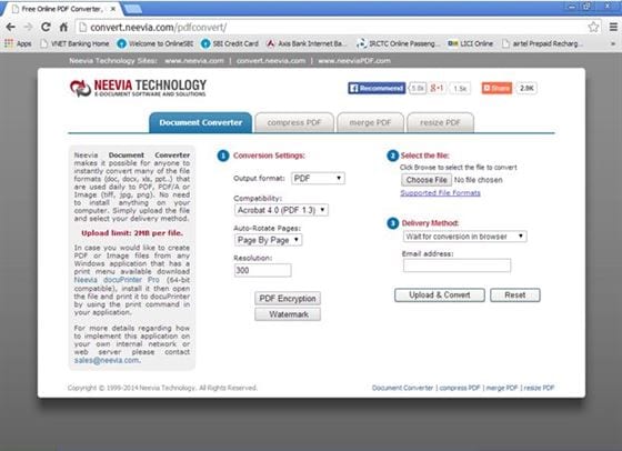 neevia document converter