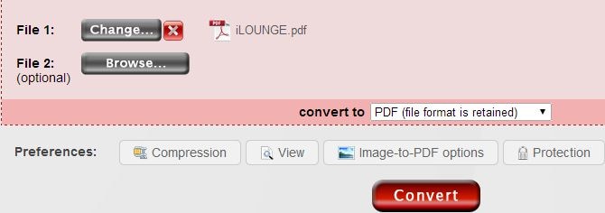 Online2PDF Converter