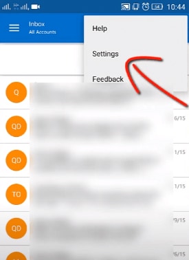 outlook app android
