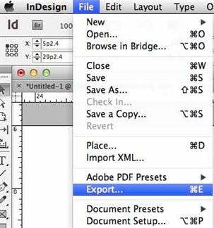 open a pdf in indesign