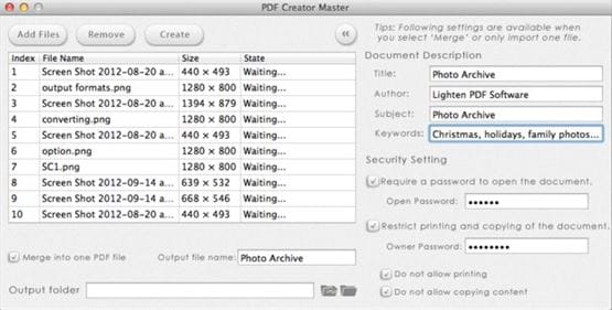 pdf creator master