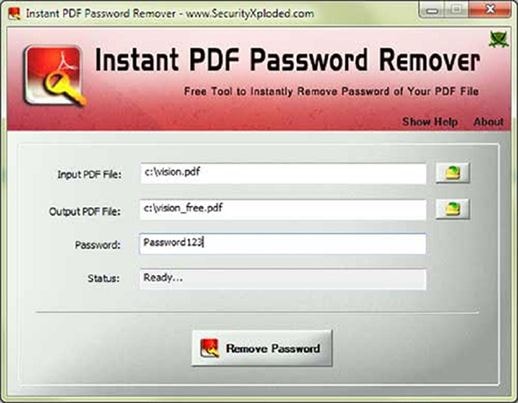 pdf password remover